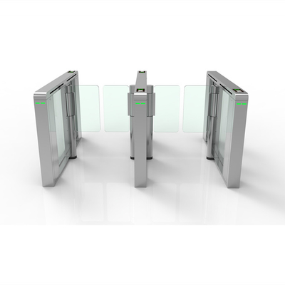 Entrance Speed Gate Turnstile , Round Turnstile Swing Gate With Face Recognition