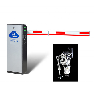 Adjustable 0.6S 3M Arm IP55 RS485 Vehicle Barrier Gate For Intelligent Parking System