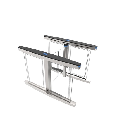 Automation Security Glass Security Turnstiles , Swing Office Building Turnstiles