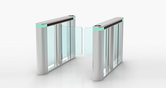 Entrance Speed Gate Turnstile , Round Turnstile Swing Gate With Face Recognition